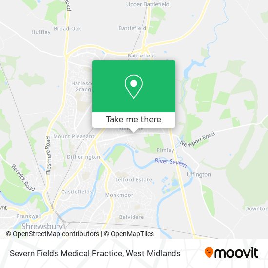 Severn Fields Medical Practice map