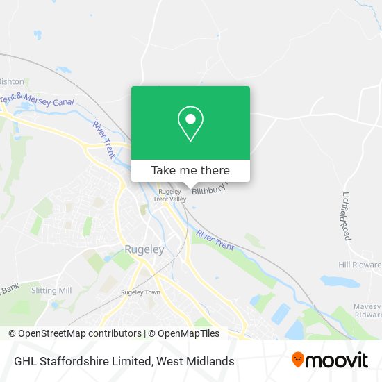 GHL Staffordshire Limited map