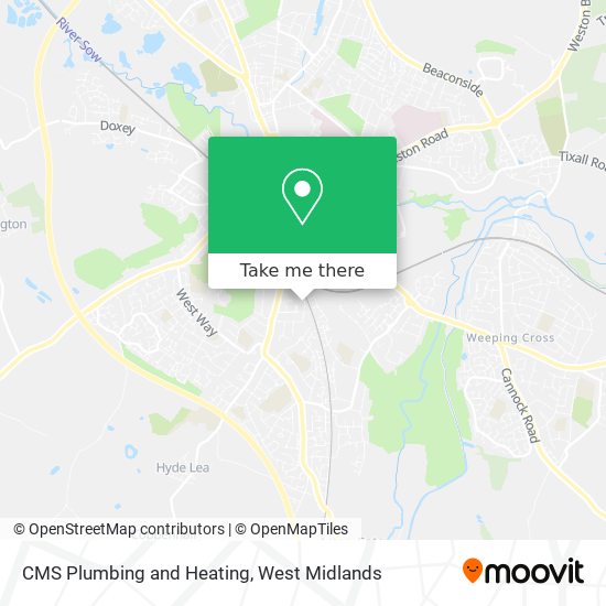CMS Plumbing and Heating map
