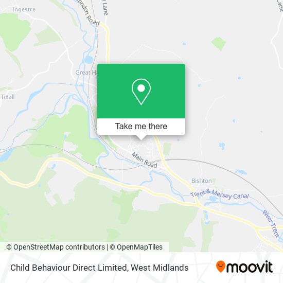 Child Behaviour Direct Limited map