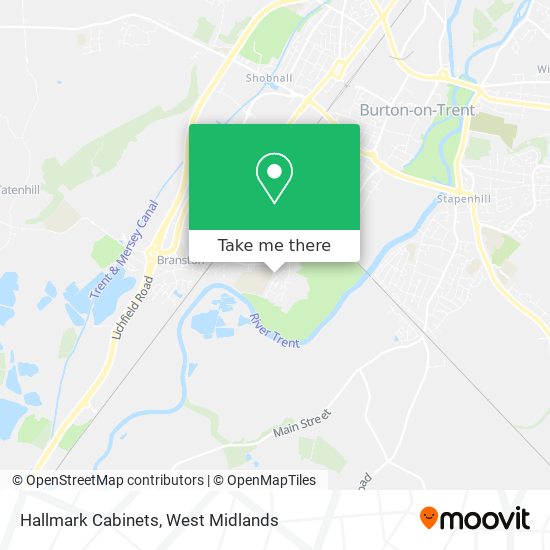 Hallmark Cabinets map