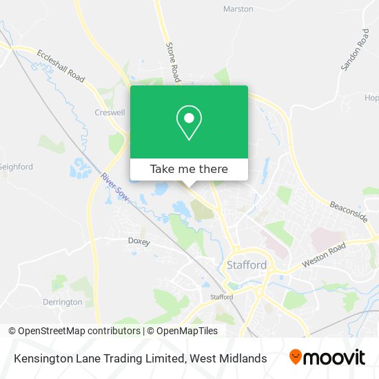 Kensington Lane Trading Limited map