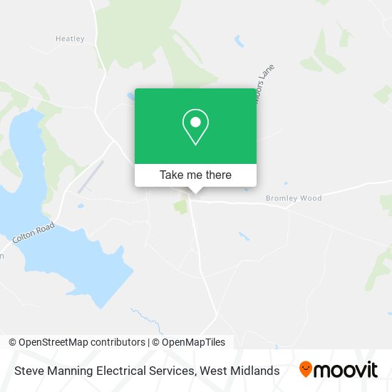 Steve Manning Electrical Services map