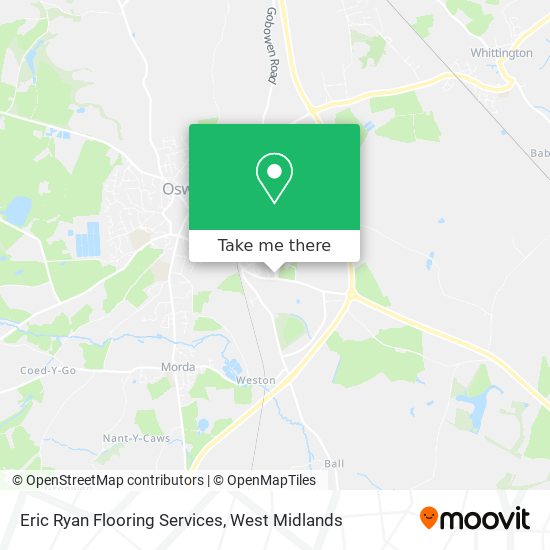 Eric Ryan Flooring Services map