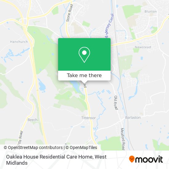 Oaklea House Residential Care Home map