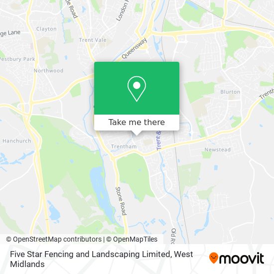 Five Star Fencing and Landscaping Limited map