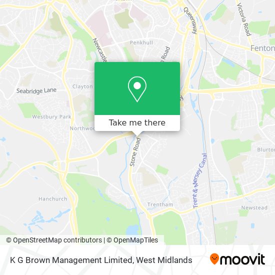 K G Brown Management Limited map