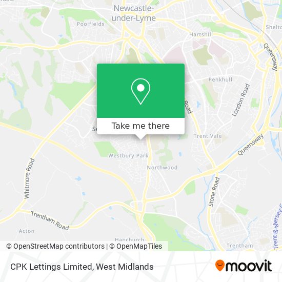 CPK Lettings Limited map