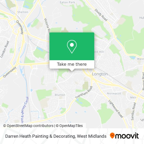 Darren Heath Painting & Decorating map