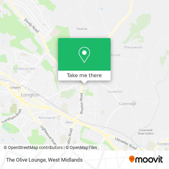 The Olive Lounge map