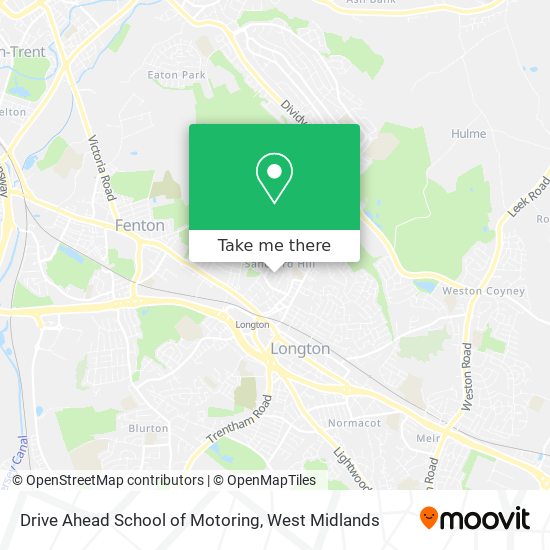 Drive Ahead School of Motoring map