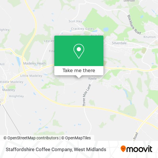 Staffordshire Coffee Company map