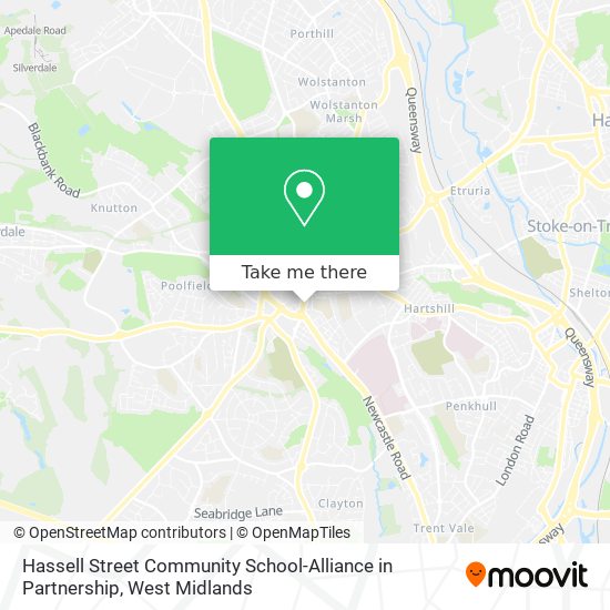 Hassell Street Community School-Alliance in Partnership map
