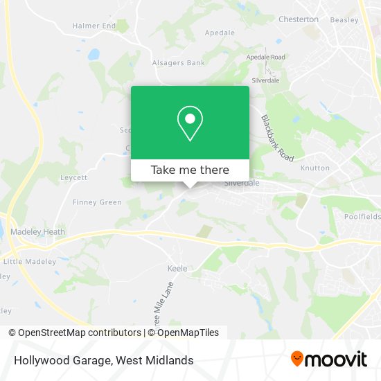 Hollywood Garage map