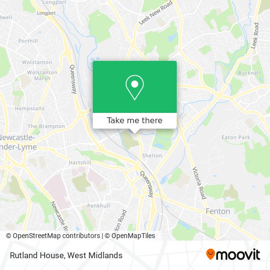 Rutland House map