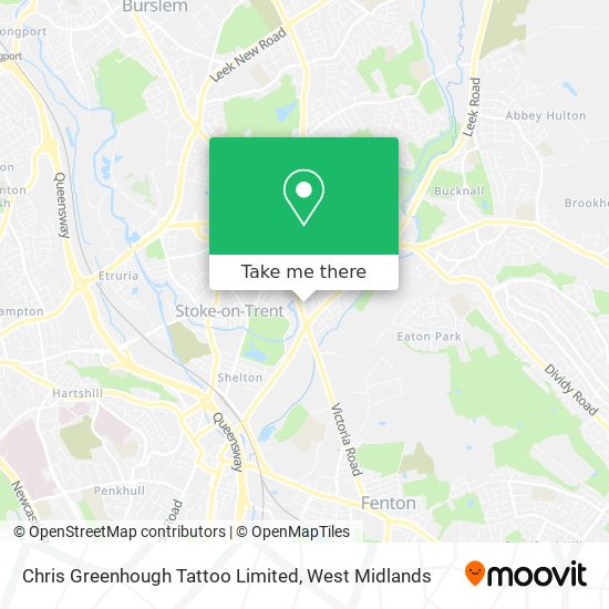 Chris Greenhough Tattoo Limited map