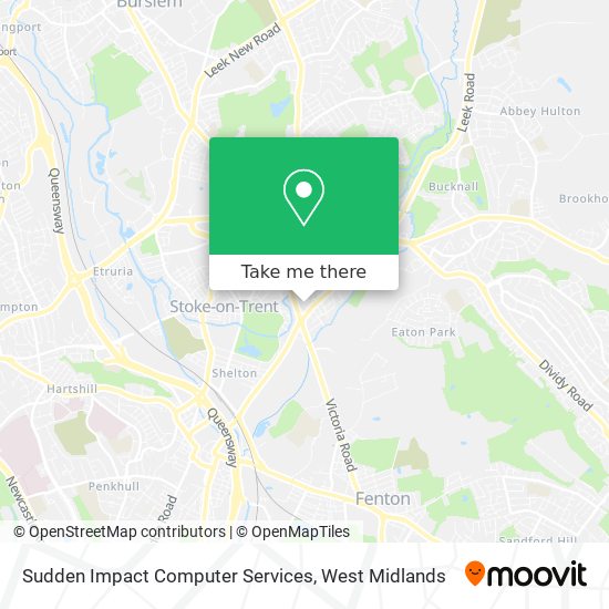 Sudden Impact Computer Services map