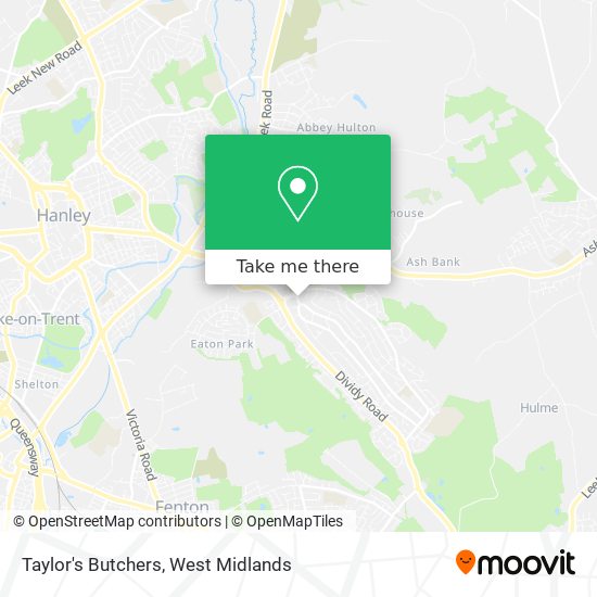 Taylor's Butchers map