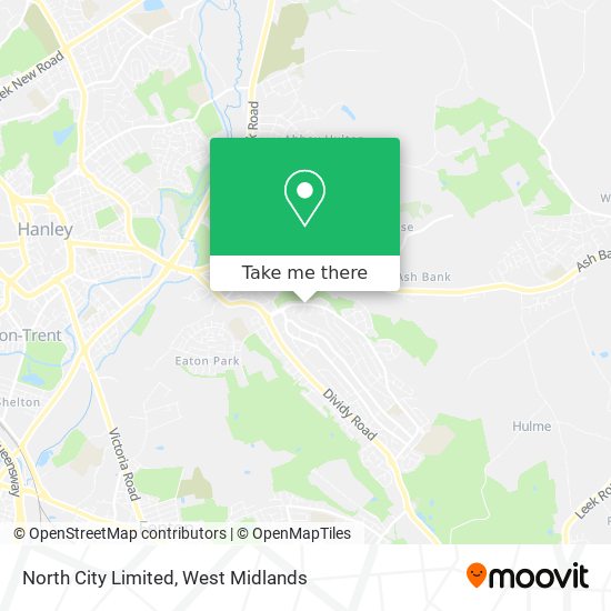 North City Limited map