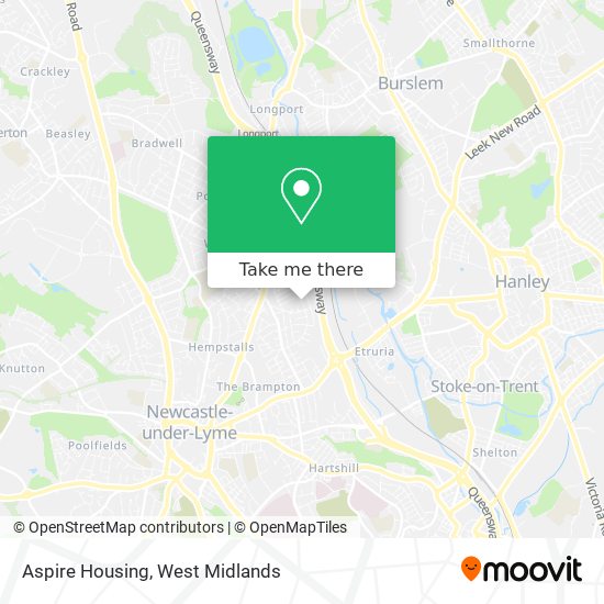 Aspire Housing map