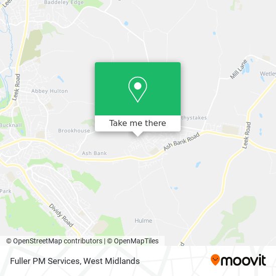 Fuller PM Services map