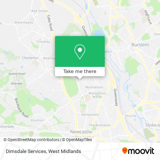 Dimsdale Services map