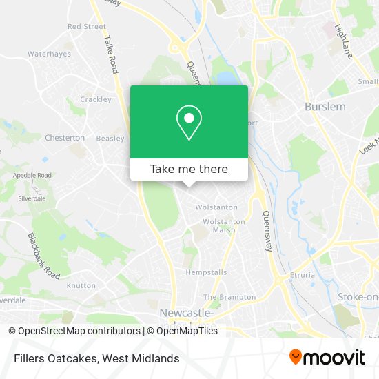 Fillers Oatcakes map