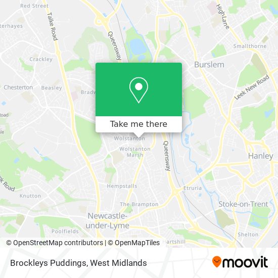 Brockleys Puddings map