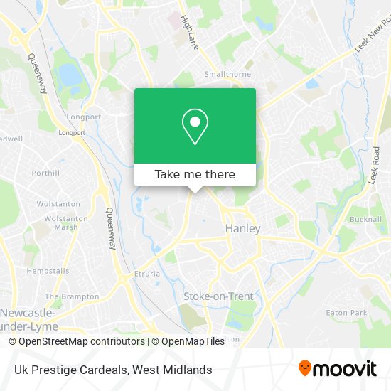 Uk Prestige Cardeals map