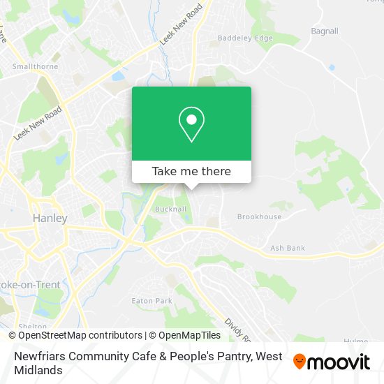 Newfriars Community Cafe & People's Pantry map