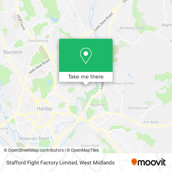 Stafford Fight Factory Limited map