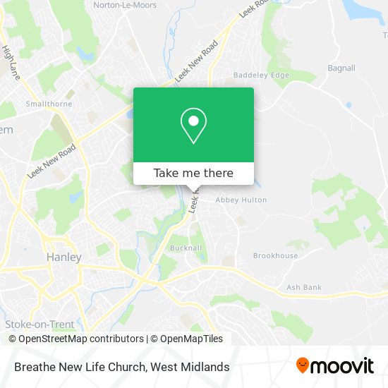 Breathe New Life Church map