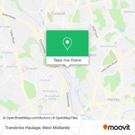 Transkriss Haulage map