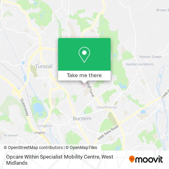 Opcare Within Specialist Mobility Centre map