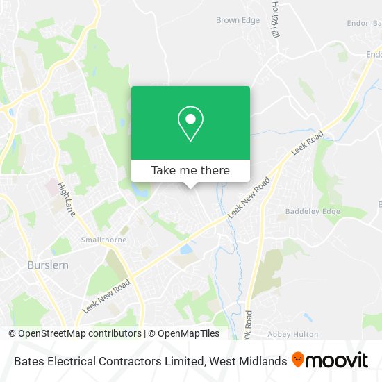 Bates Electrical Contractors Limited map