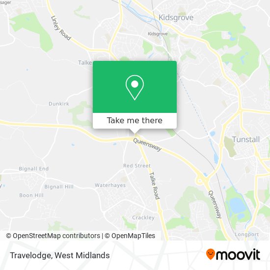 Travelodge map