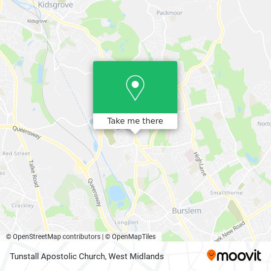 Tunstall Apostolic Church map