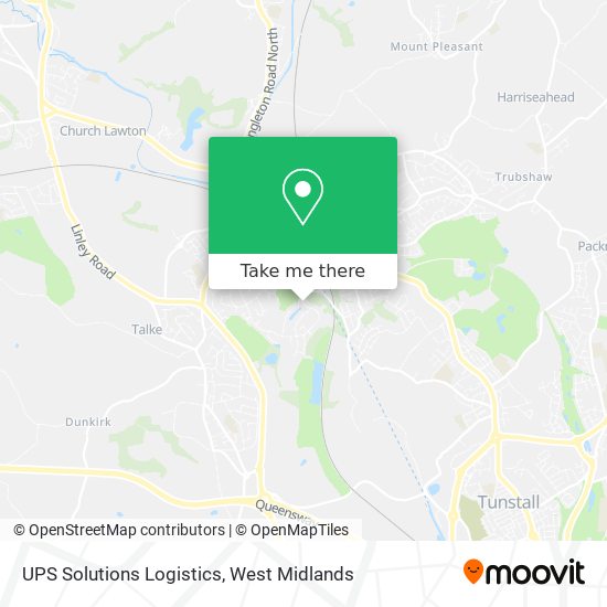UPS Solutions Logistics map
