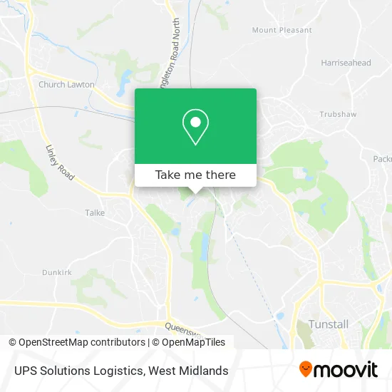 UPS Solutions Logistics map