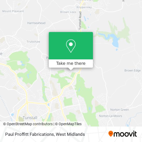 Paul Proffitt Fabrications map