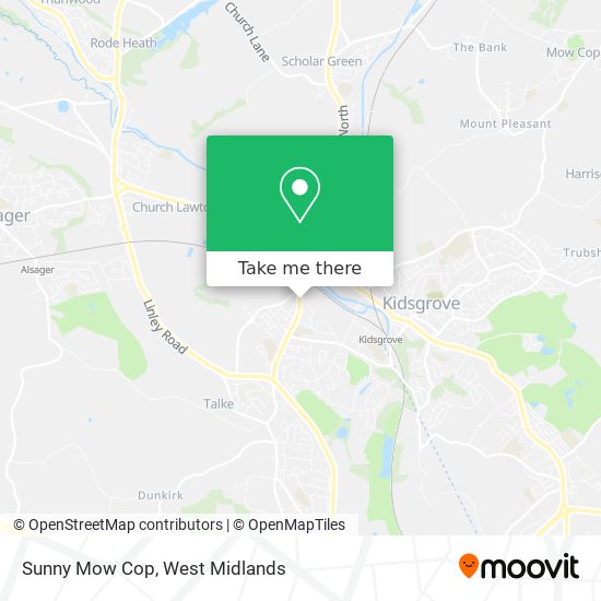 Sunny Mow Cop map