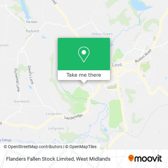 Flanders Fallen Stock Limited map