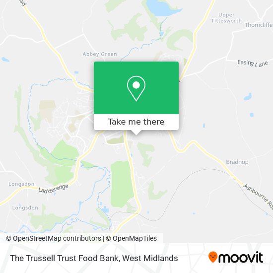 The Trussell Trust Food Bank map