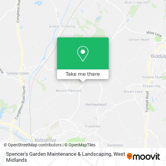 Spencer's Garden Maintenance & Landscaping map