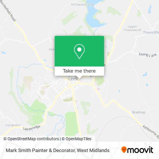Mark Smith Painter & Decorator map