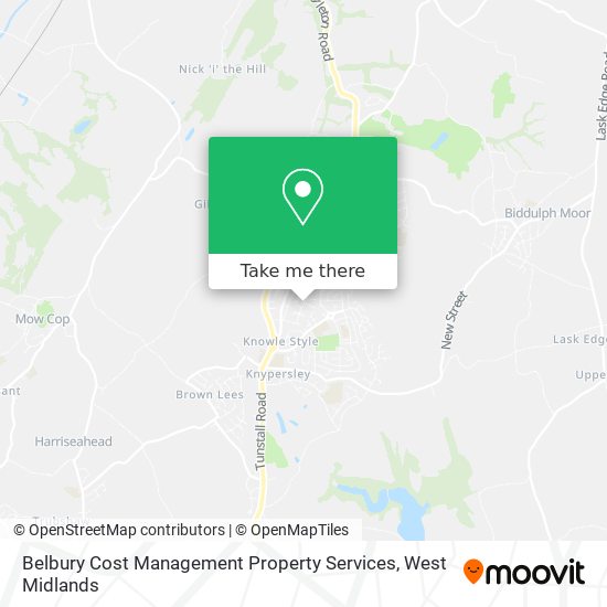 Belbury Cost Management Property Services map