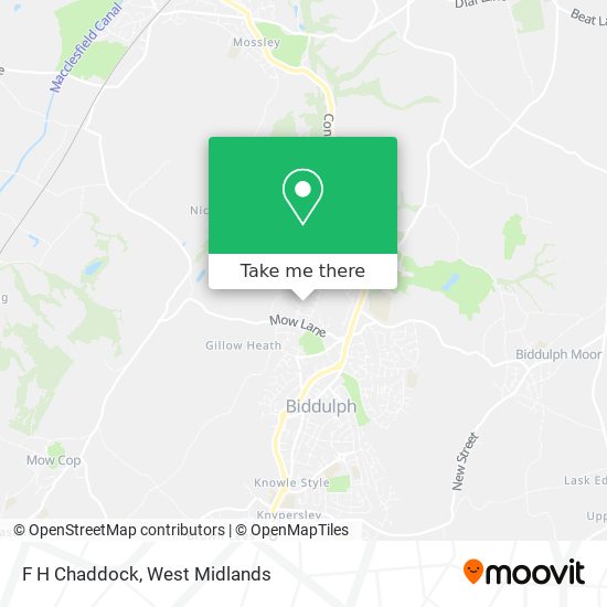 F H Chaddock map