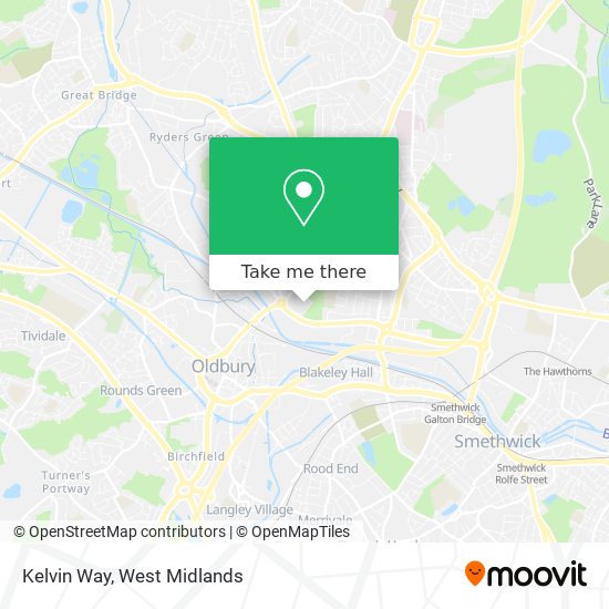 Kelvin Way map