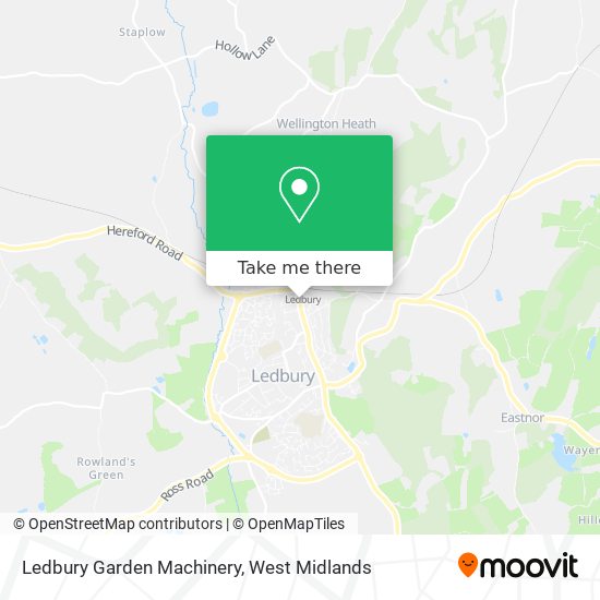 Ledbury Garden Machinery map