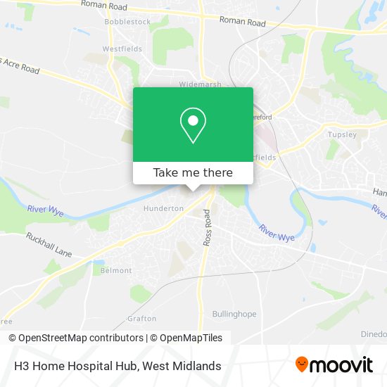 H3 Home Hospital Hub map